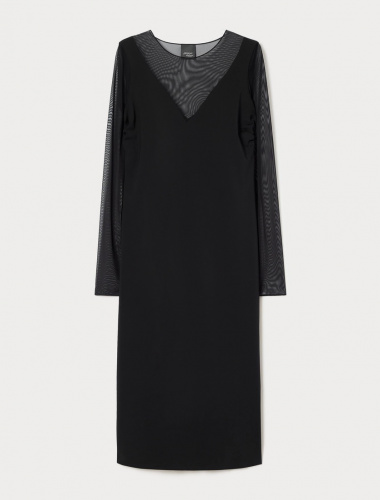 Платье Persona by Marina Rinaldi 2623626072 PMRREFOLO 001BLACK 