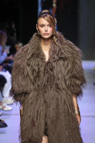 Пальто VIRA PLOTNIKOVA 2414 Зефир 130 CHOCOLATE 